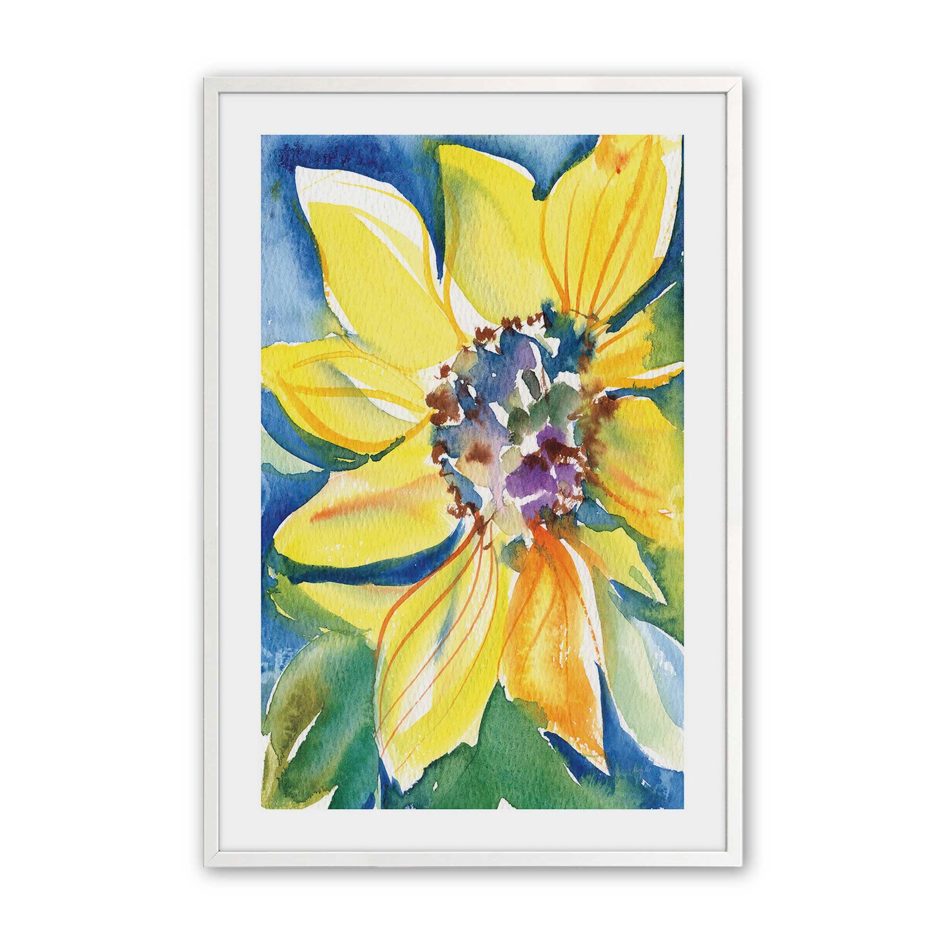 [Color:Opaque White], Picture of art in a Opaque White frame