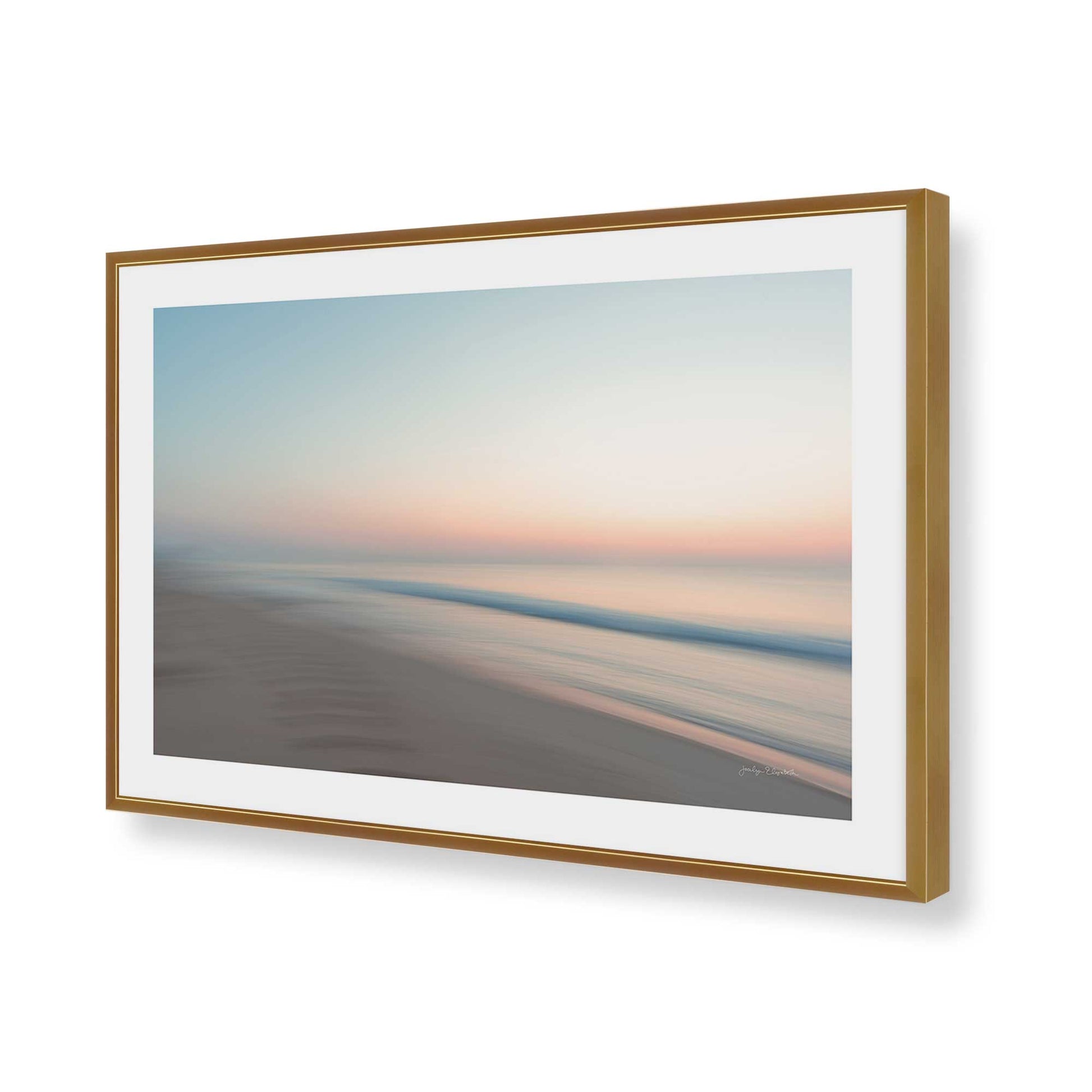 [Color:Polished Gold], Picture of art in a Polished Gold frame of the corner