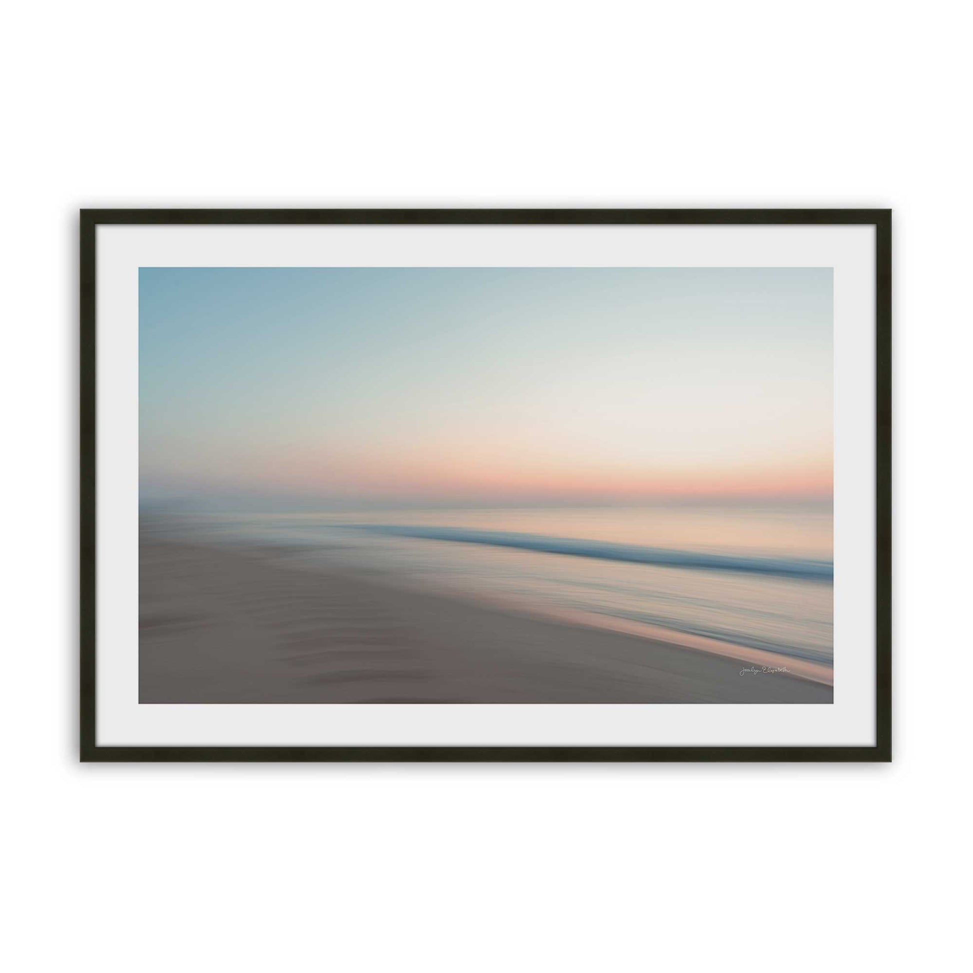 [Color:Satin Black], Picture of art in a Satin Black frame