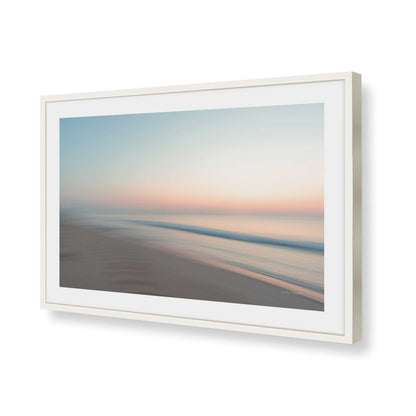 [Color:Opaque White], Picture of art in a Opaque White frame of the corner