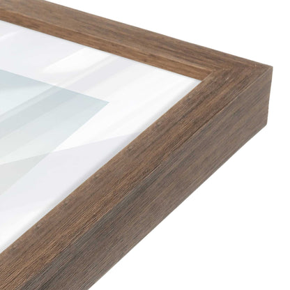 [Color:Walnut], Picture of art in a Walnut frame at an angle