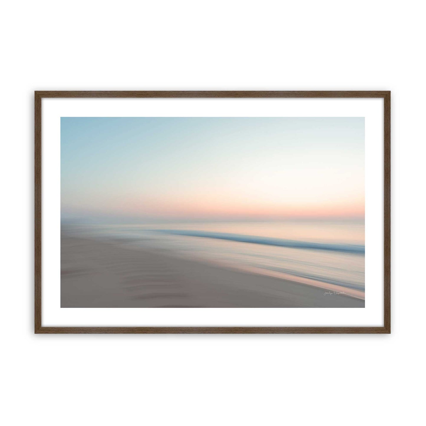 [Color:Walnut], Picture of art in a Walnut frame