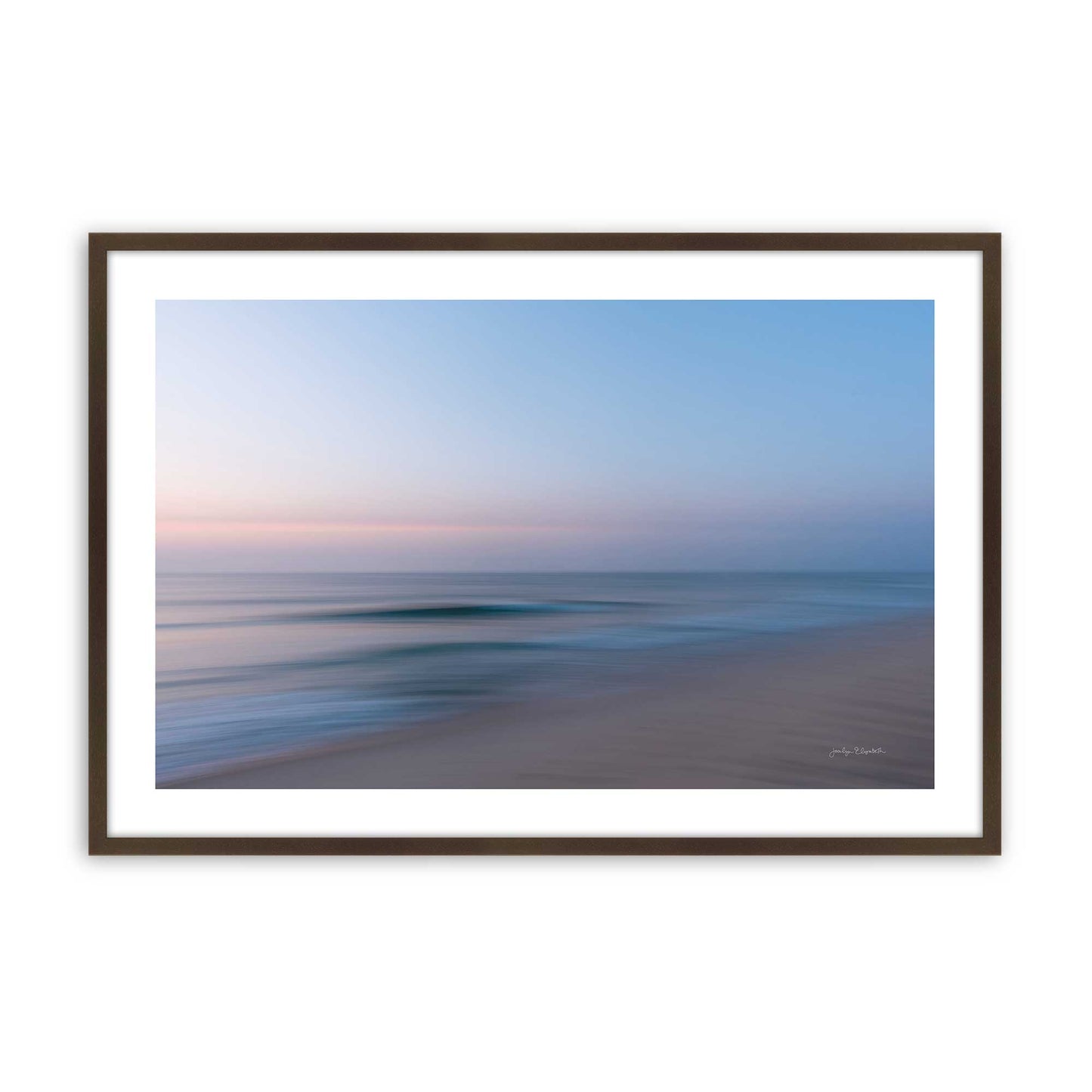 [Color:Brown], Picture of art in a Brown frame
