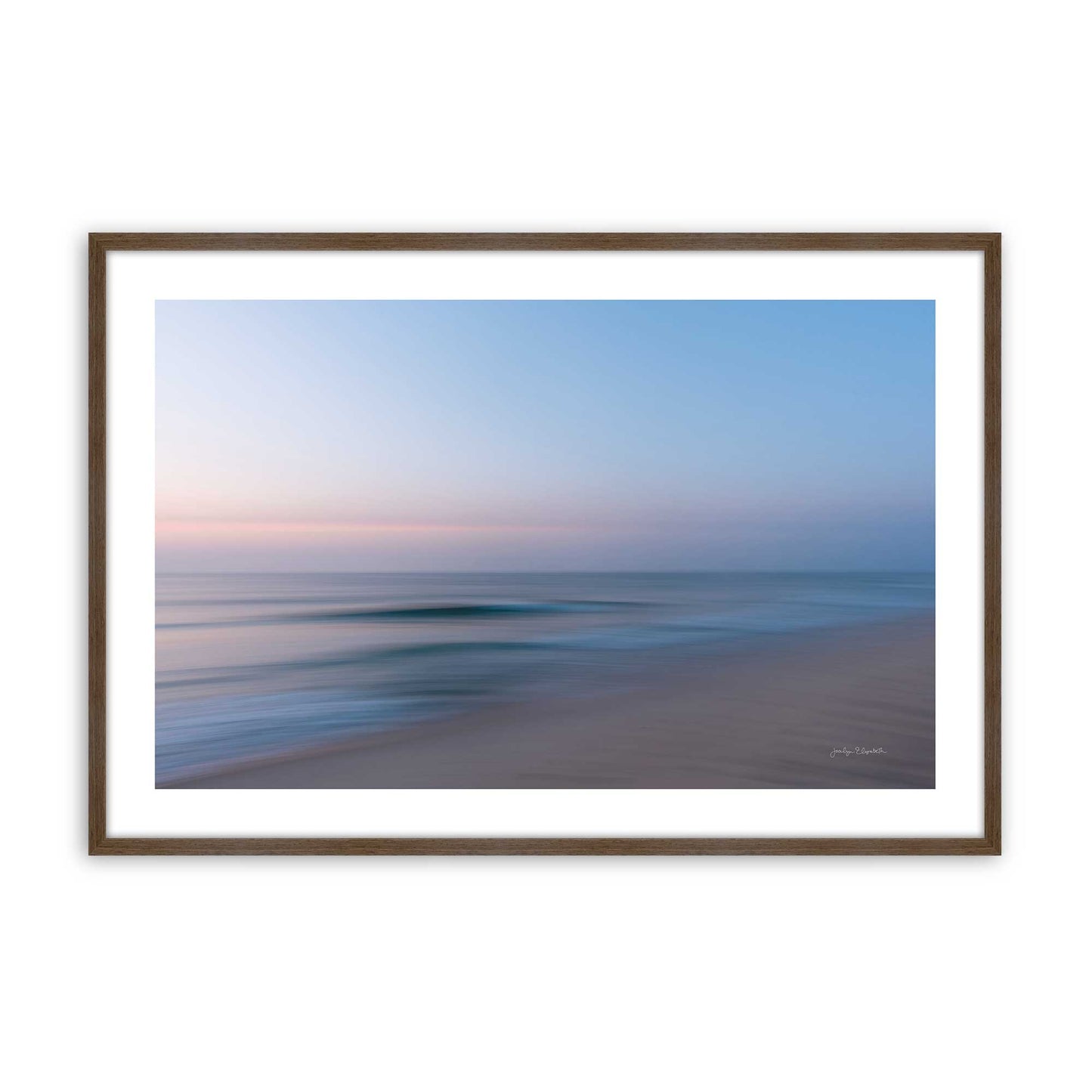 [Color:Walnut], Picture of art in a Walnut frame