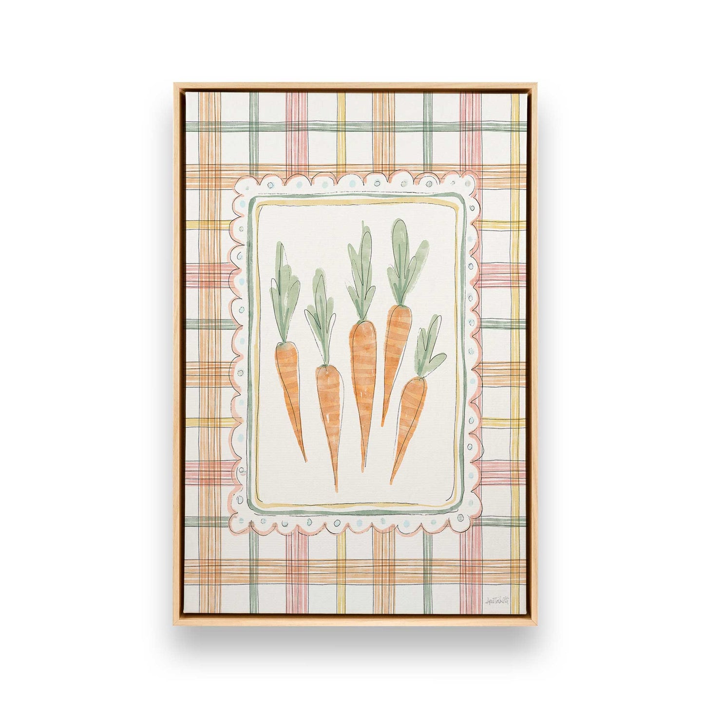 [Color:American Maple], Picture of art in a American Maple frame