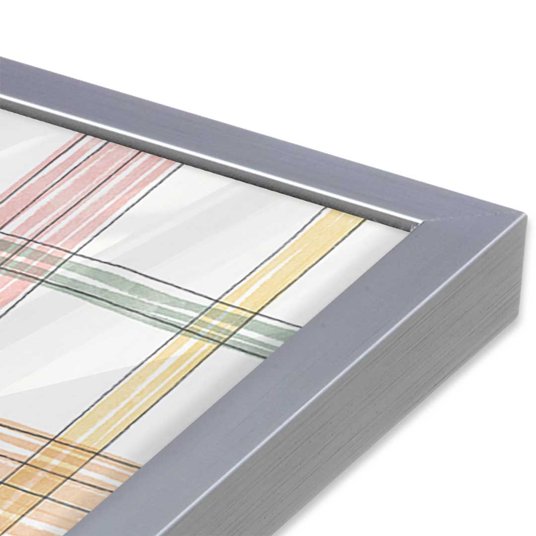 [Color:Polished Chrome], Picture of art in a Polished Chrome frame at an angle