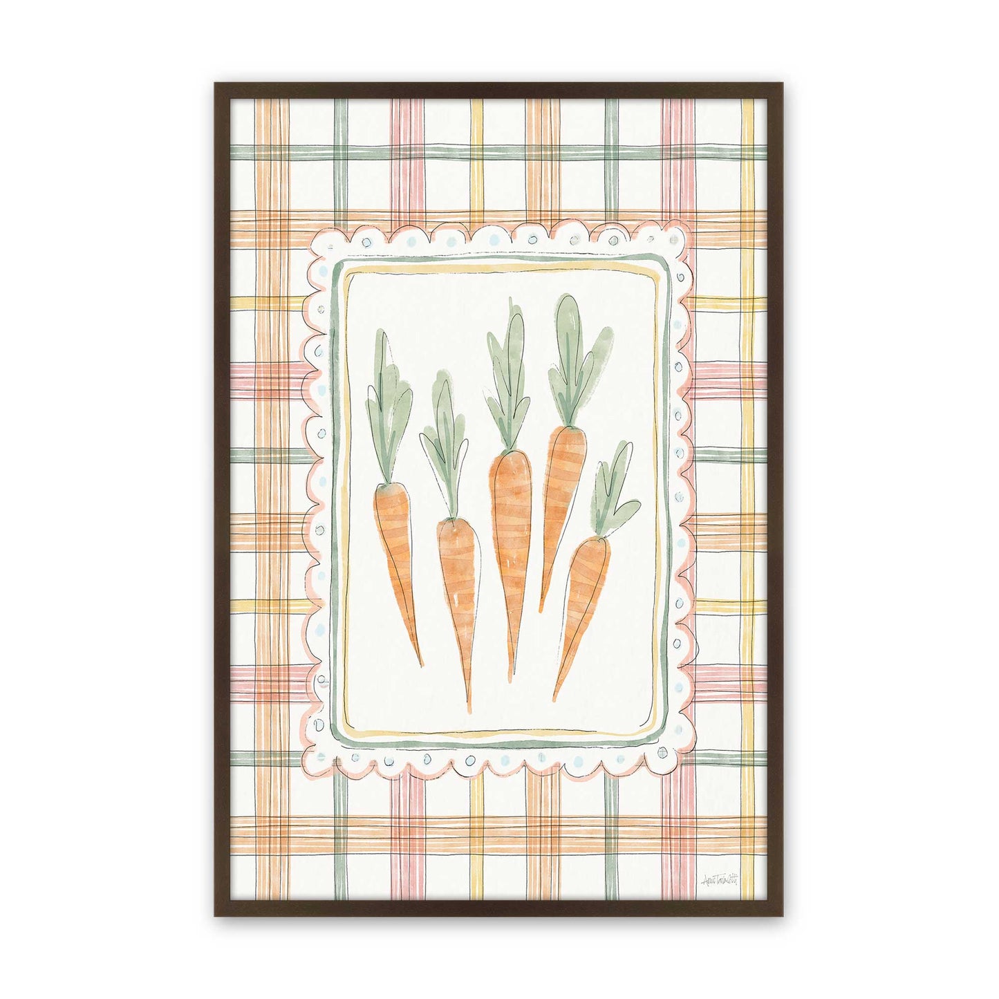[Color:Belvinder Brown], Picture of art in a Belvinder Brown frame
