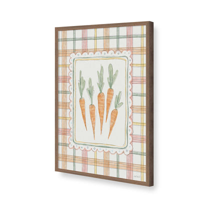 [Color:Walnut], Picture of art in a Walnut frame of the corner