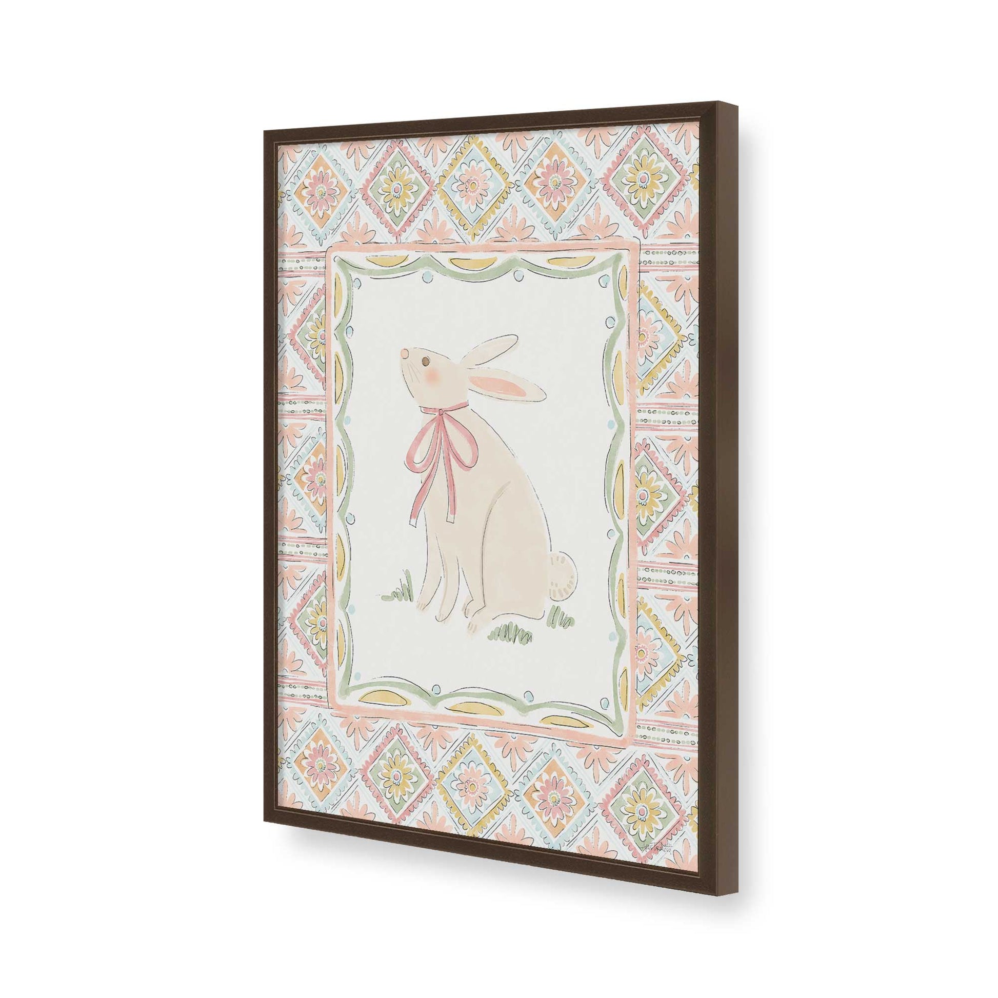 [Color:Belvinder Brown], Picture of art in a Belvinder Brown frame of the corner