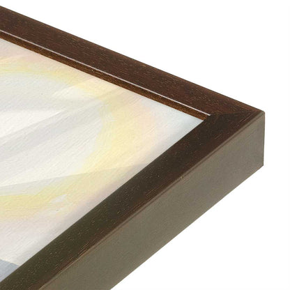 [Color:Espresso], Picture of art in a Espresso frame at an angle