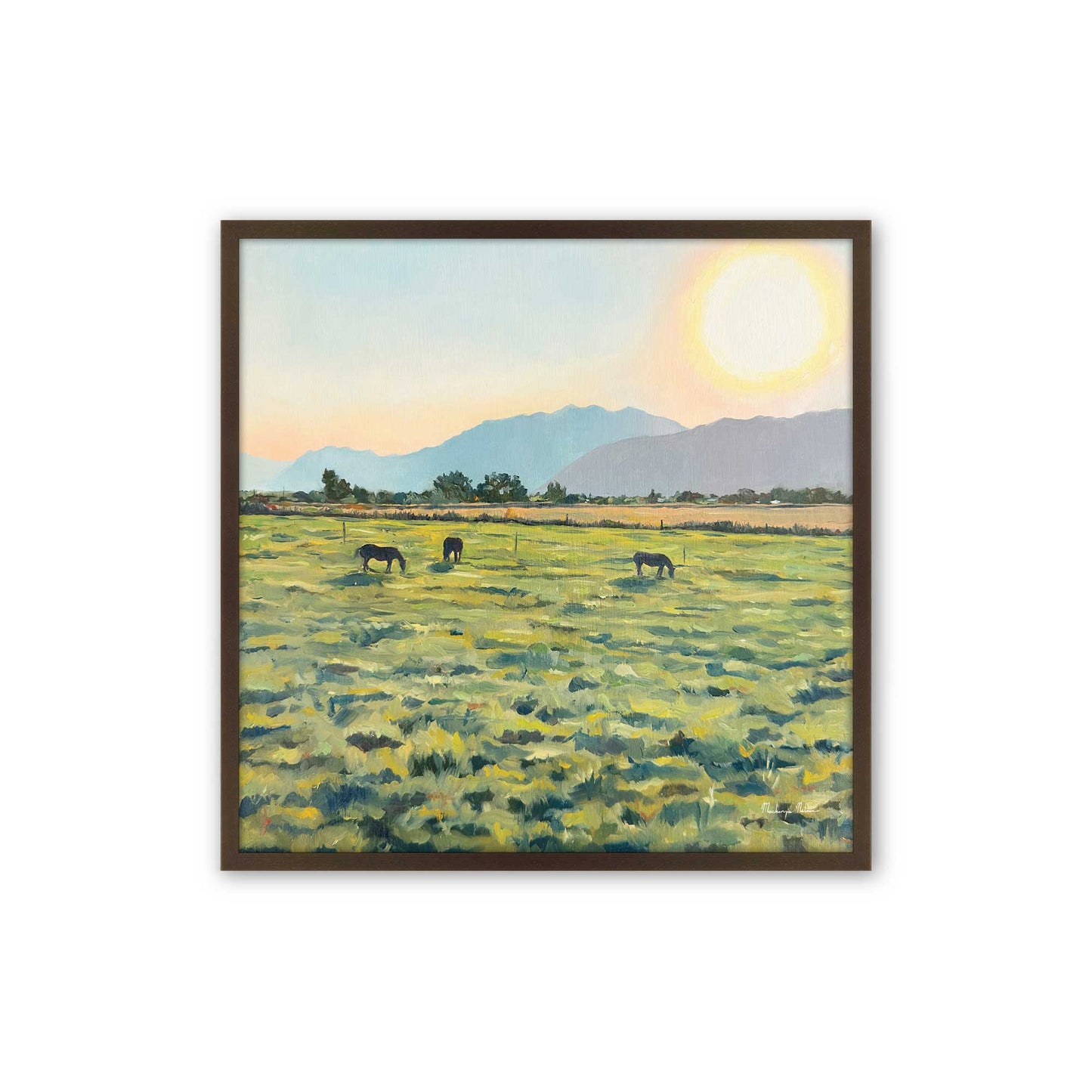 [Color:Espresso], Picture of art in a Espresso frame