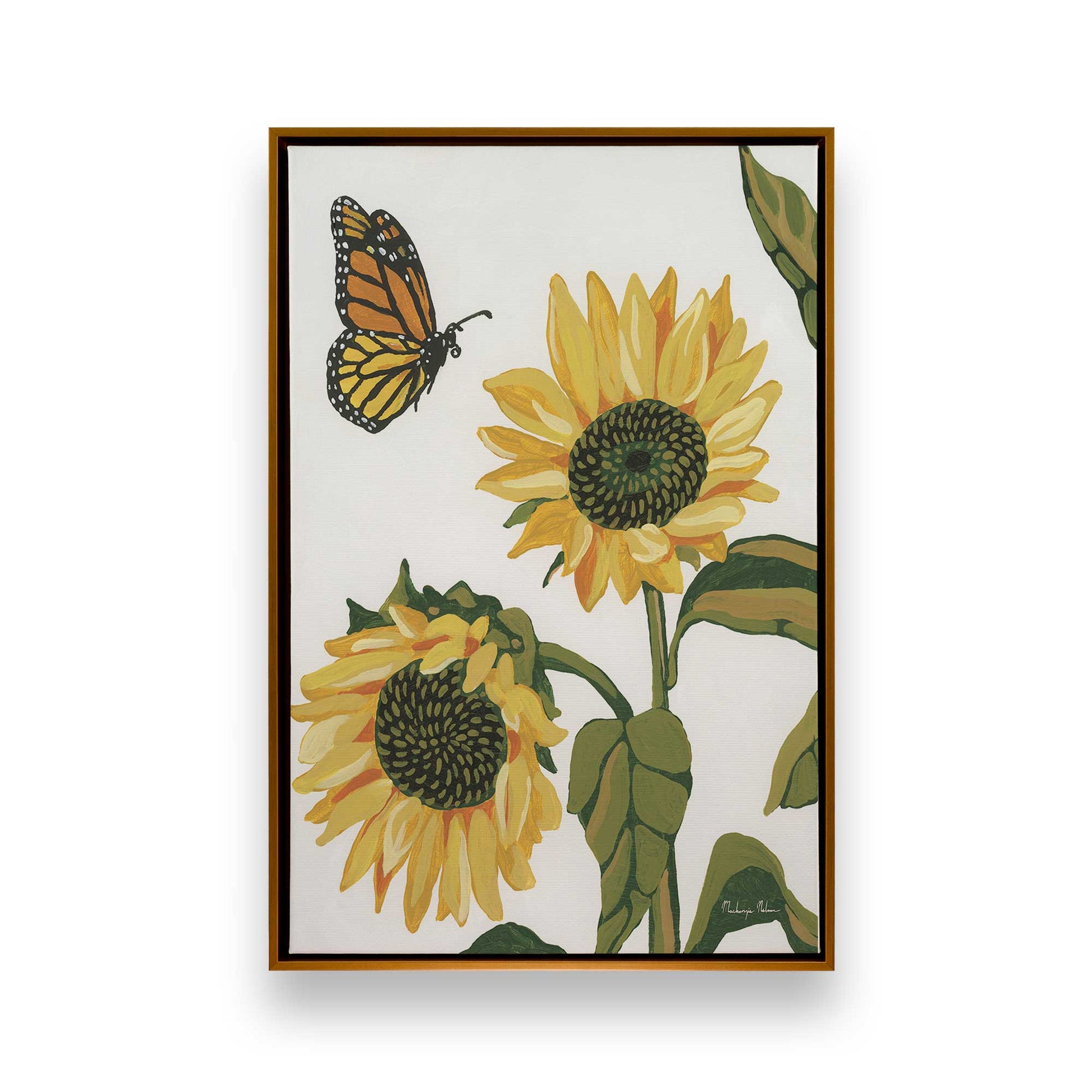[Color:Polished Gold], Picture of art in a Polished Gold frame