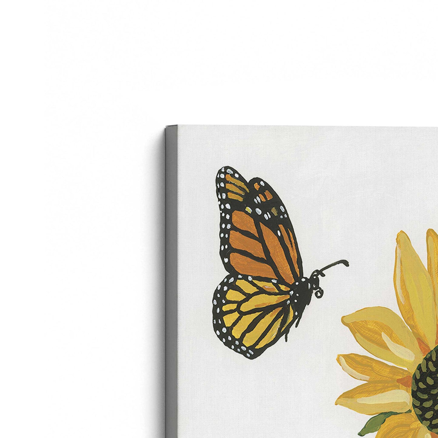 [Color:Stretched Canvas], Picture of the corner of the art