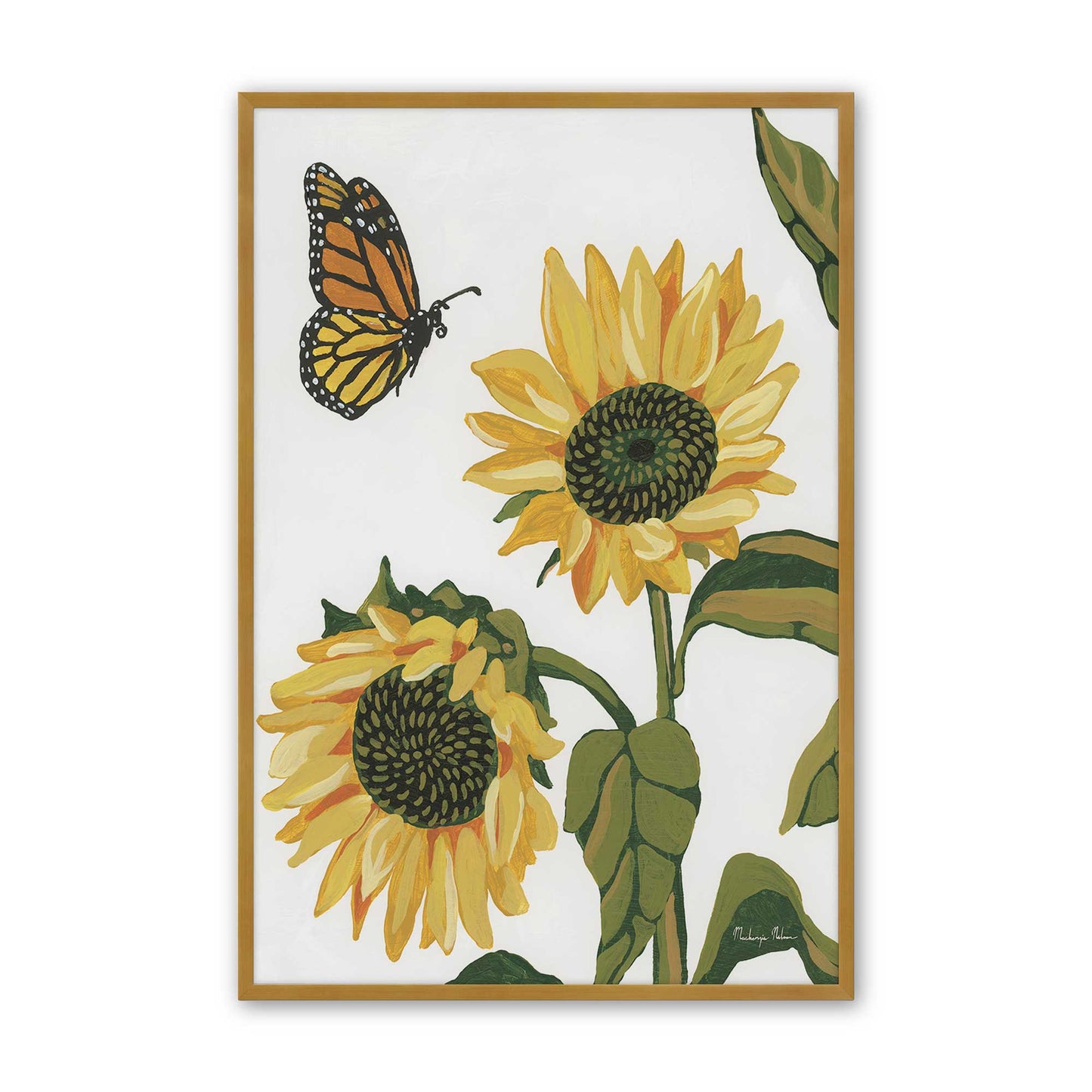 [Color:Polished Gold], Picture of art in a Polished Gold frame