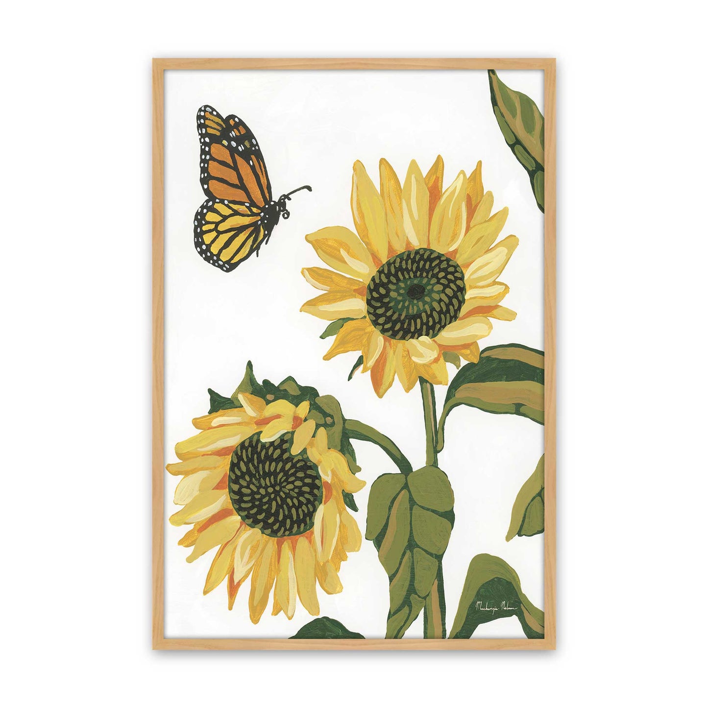 [Color:American Maple], Picture of art in a American Maple frame