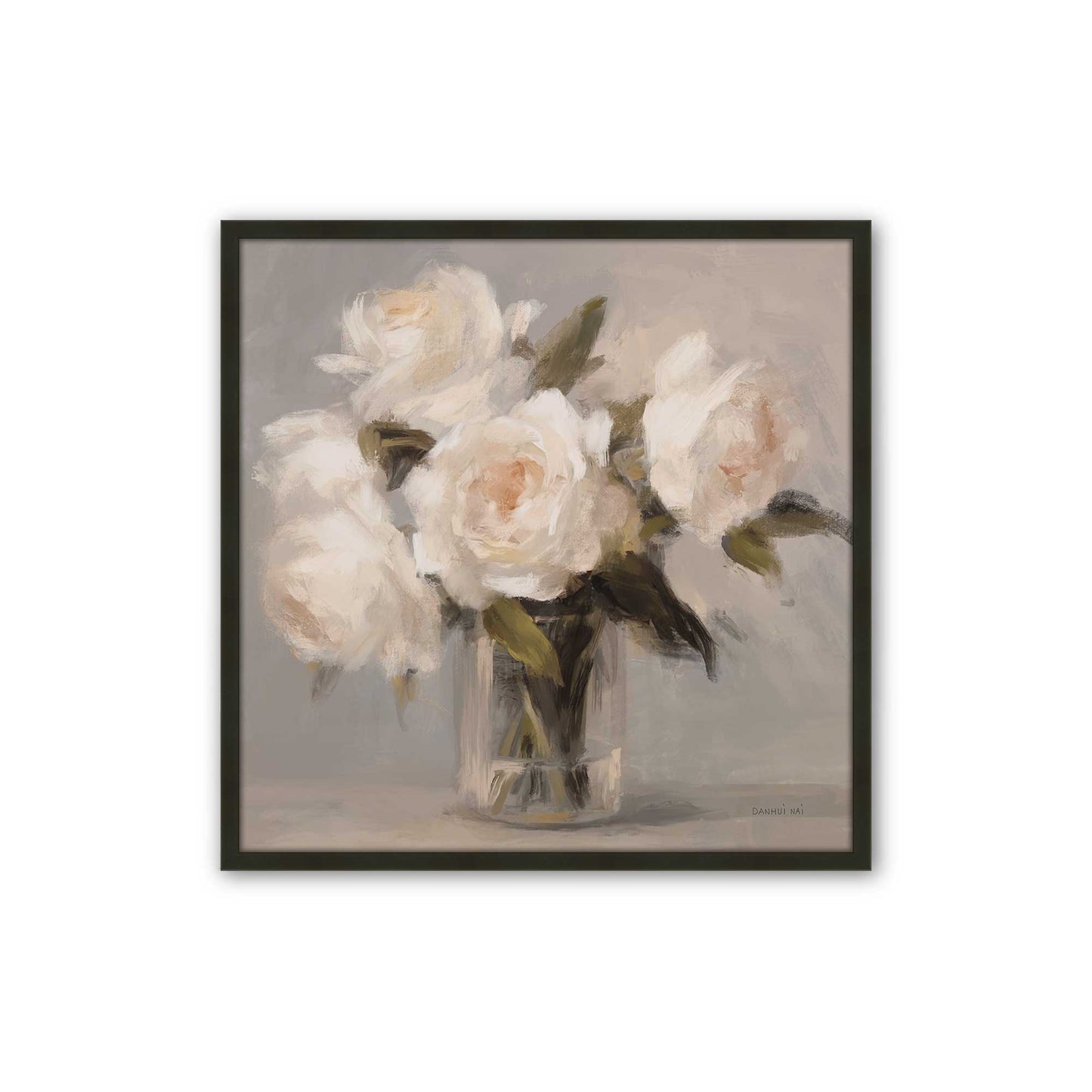 [Color:Satin Black], Picture of art in a Satin Black frame