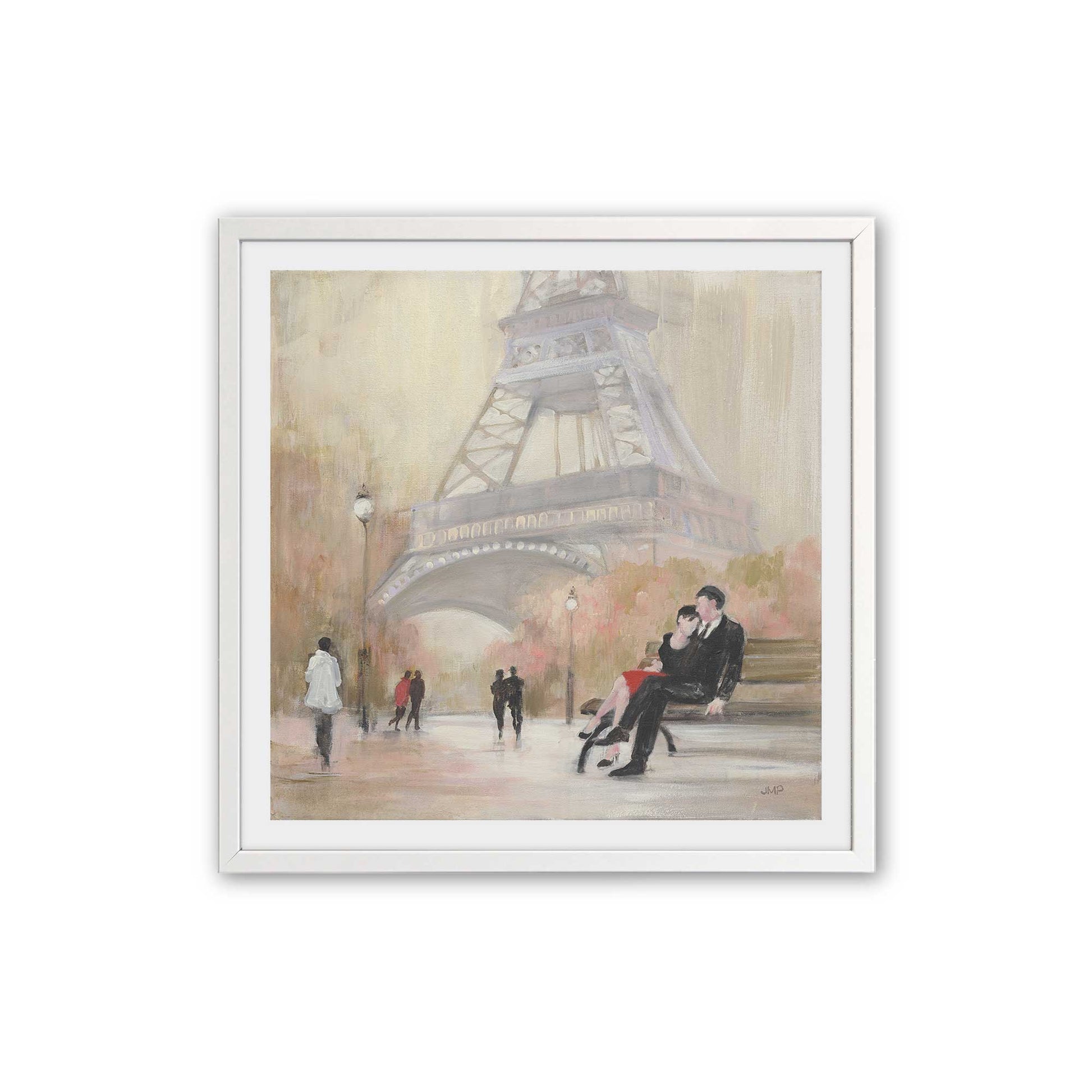 [Color:Opaque White], Picture of art in a Opaque White frame