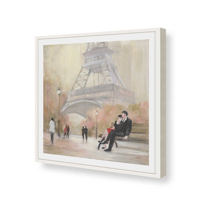 [Color:Opaque White], Picture of art in a Opaque White frame of the corner