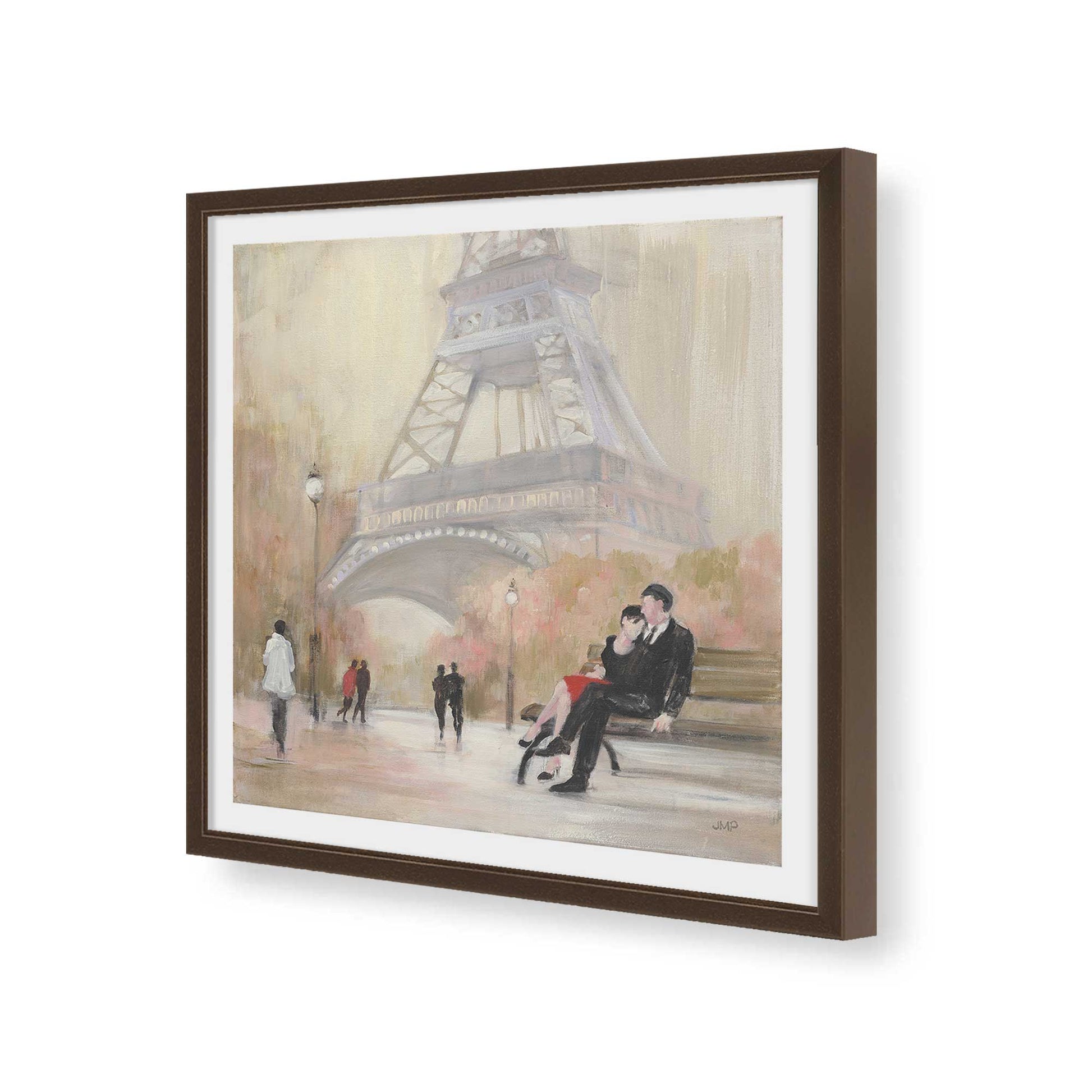 [Color:Espresso], Picture of art in a Espresso frame of the corner
