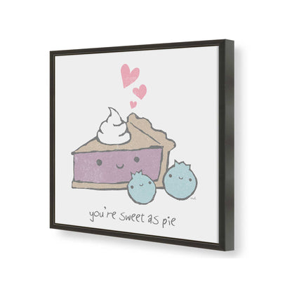 [Color:Satin Black], Picture of art in a Satin Black frame of the corner