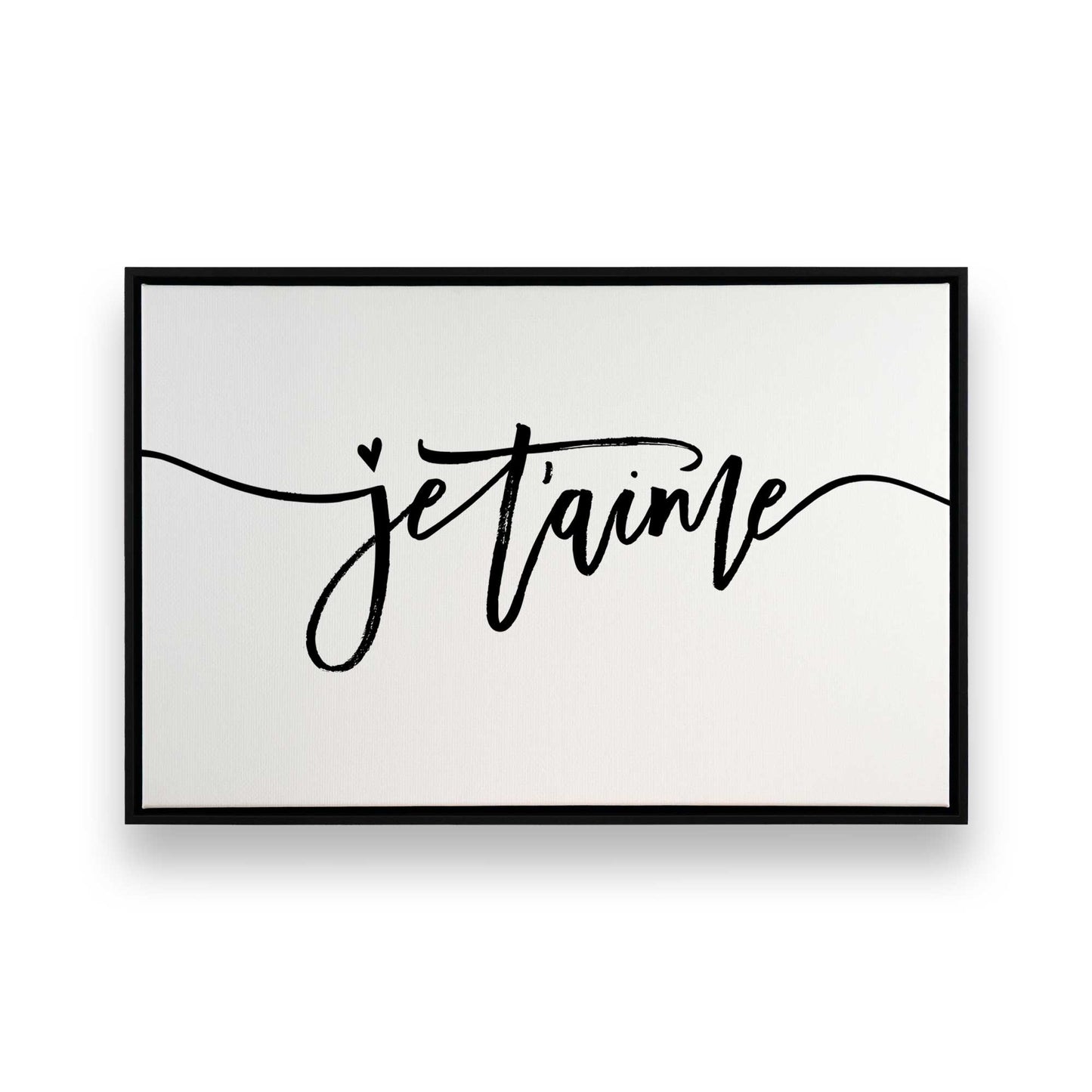 [Color:Satin Black], Picture of art in a Satin Black frame
