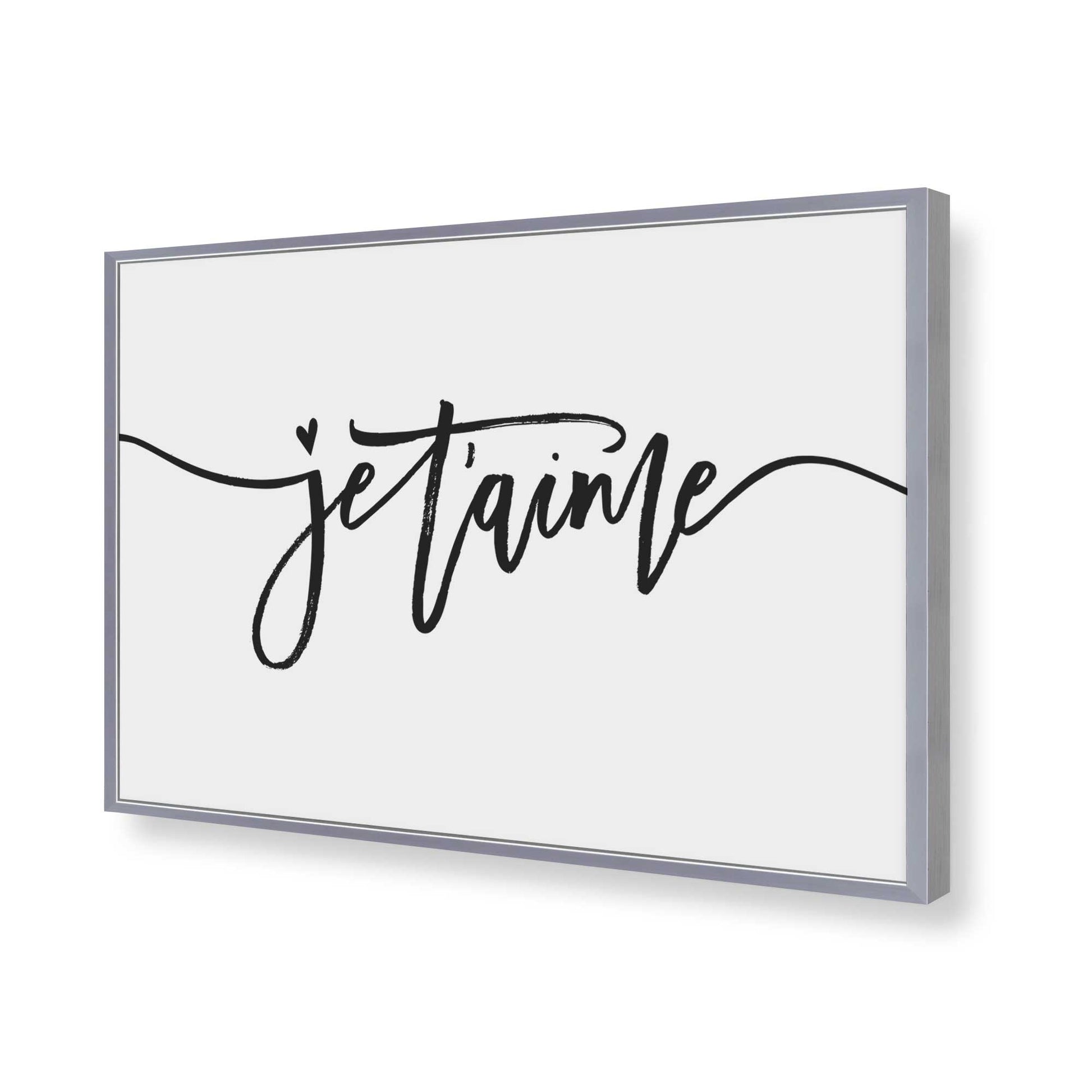 [Color:Polished Chrome], Picture of art in a Polished Chrome frame of the corner