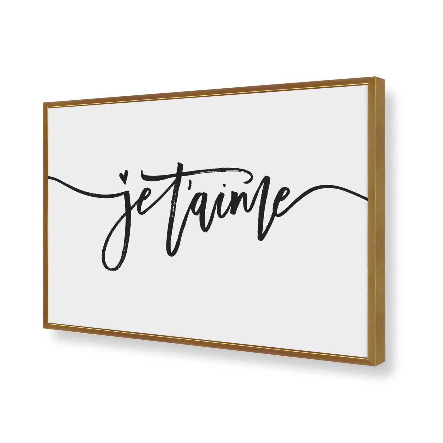 [Color:Polished Gold], Picture of art in a Polished Gold frame of the corner