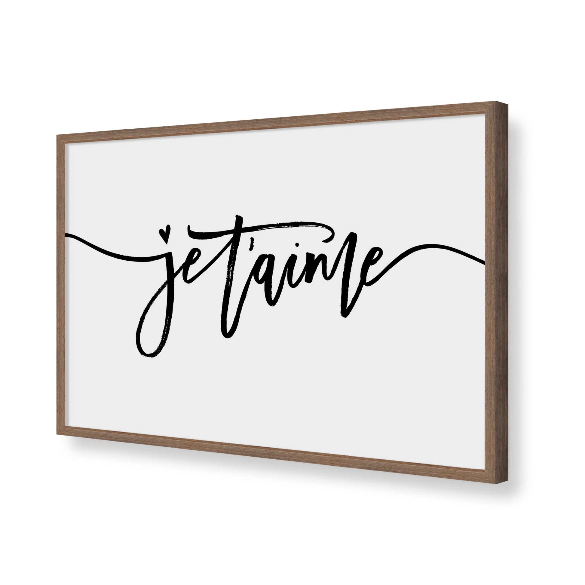 [Color:Walnut], Picture of art in a Walnut frame of the corner
