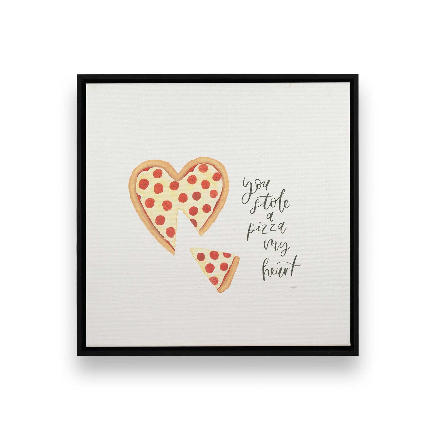 [Color:Satin Black], Picture of art in a Satin Black frame