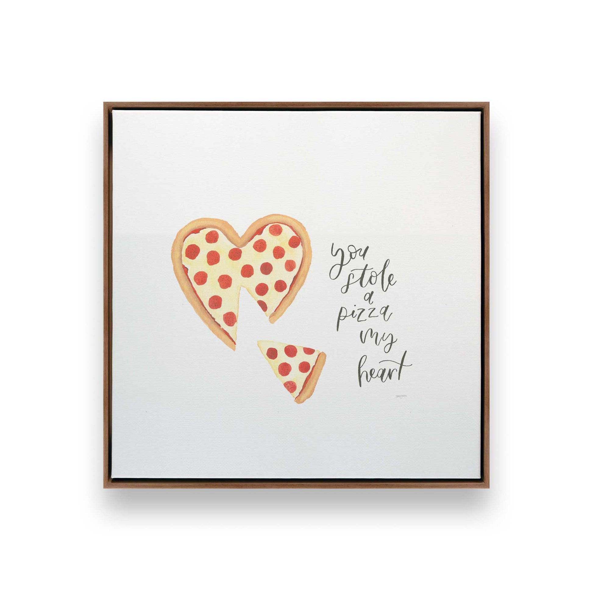[Color:Walnut], Picture of art in a Walnut frame