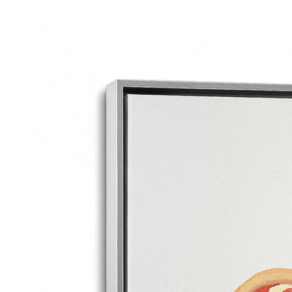 [Color:Polished Chrome], Picture of art in a Polished Chrome frame at an angle