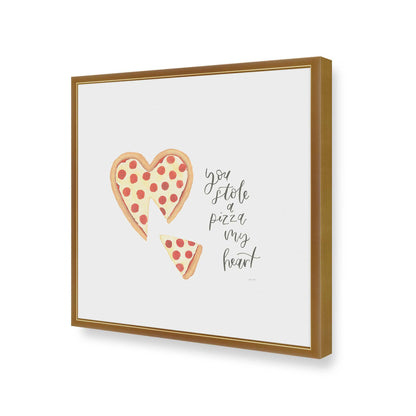 [Color:Polished Gold], Picture of art in a Polished Gold frame of the corner