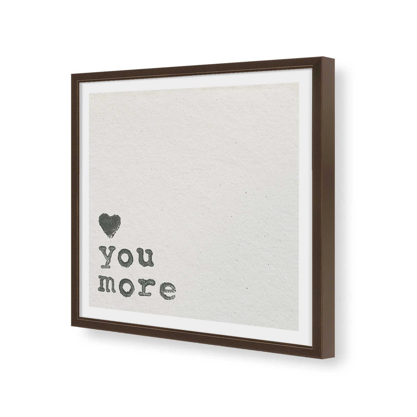 [Color:Espresso], Picture of art in a Espresso frame of the corner
