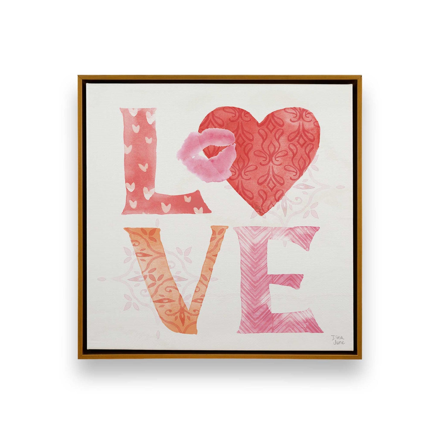 [Color:Polished Gold], Picture of art in a Polished Gold frame