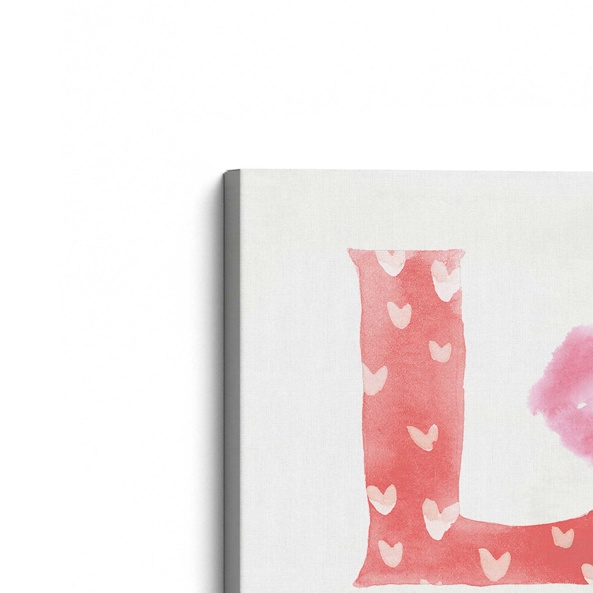 [Color:Stretched Canvas], Picture of the corner of the art