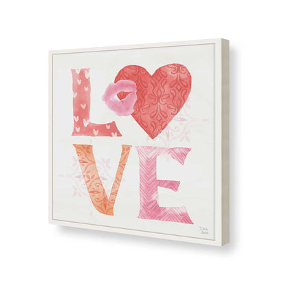 [Color:Opaque White], Picture of art in a Opaque White frame of the corner