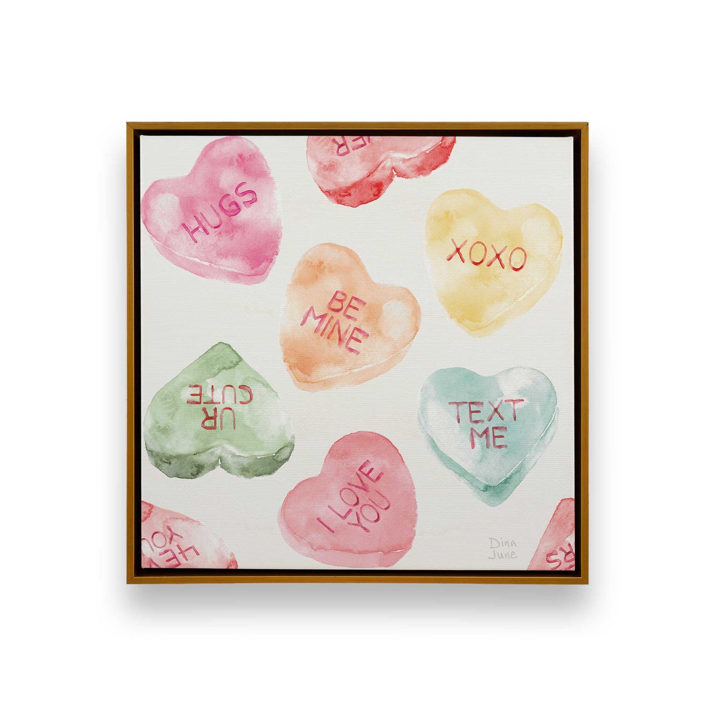 [Color:Polished Gold], Picture of art in a Polished Gold frame