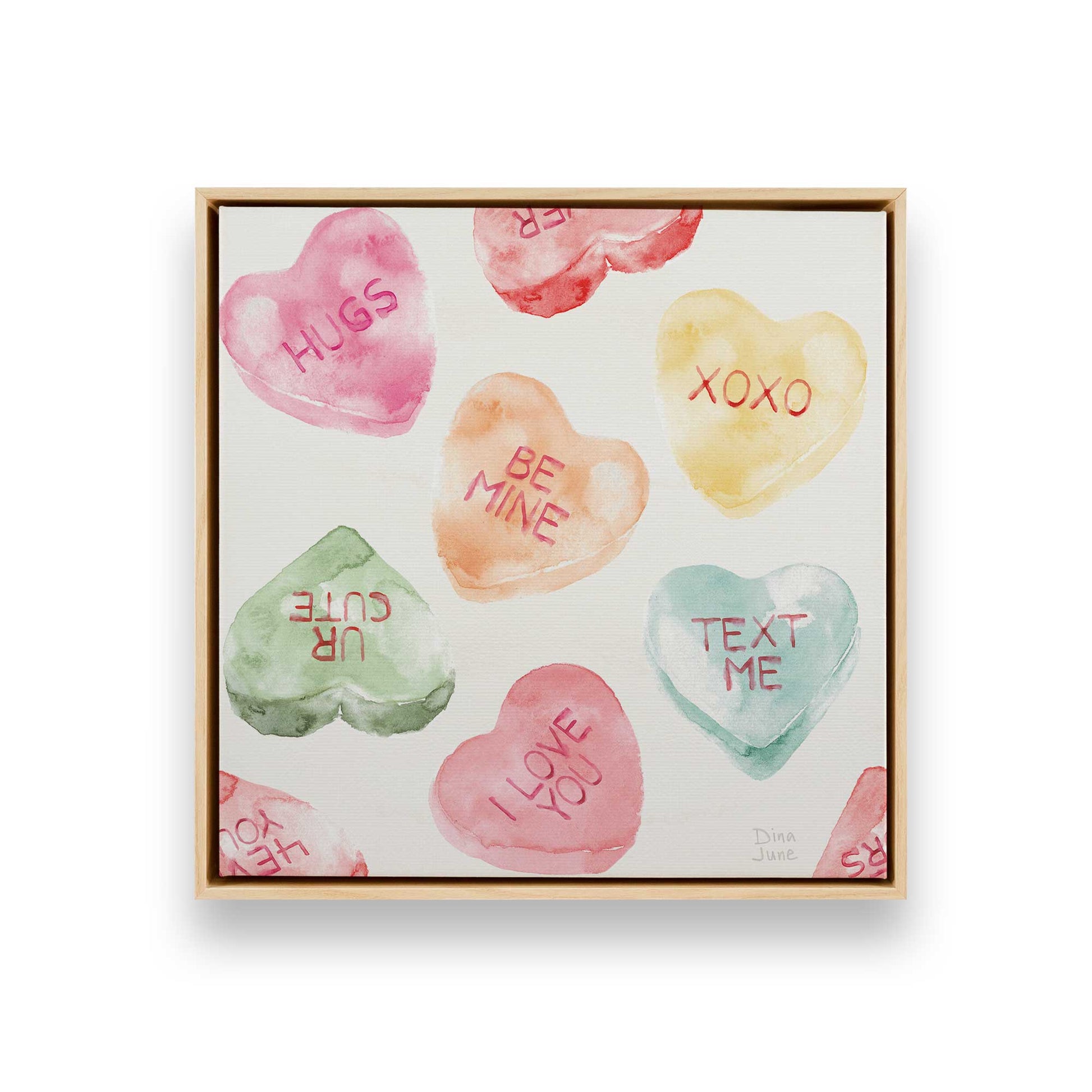 [Color:American Maple], Picture of art in an American Maple frame