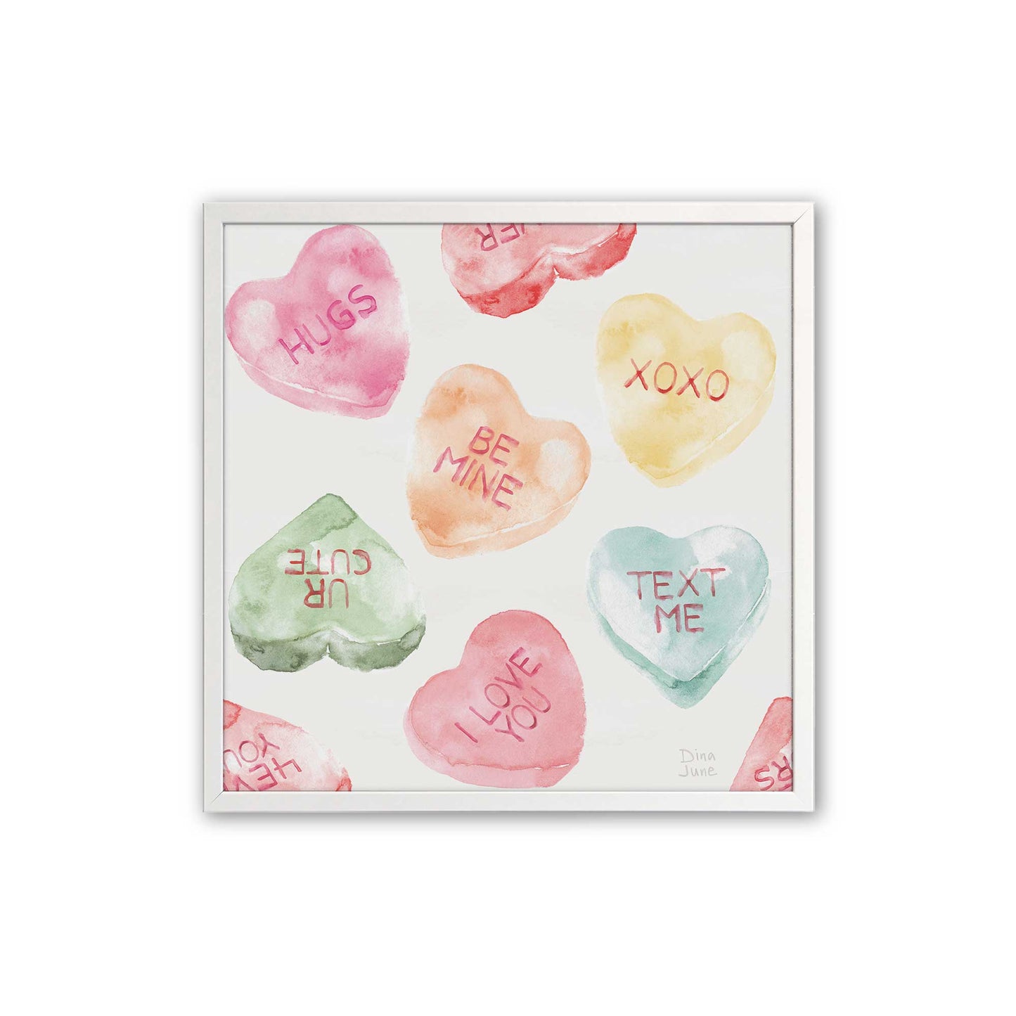 [Color:Opaque White], Picture of art in a Opaque White frame