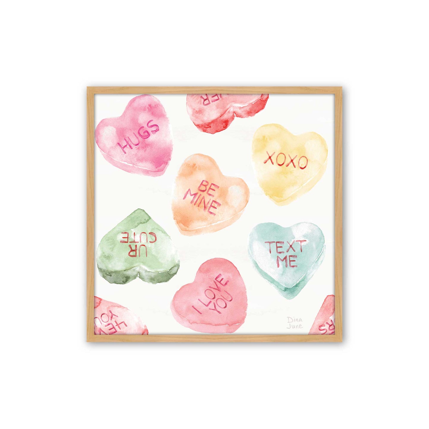 [Color:American Maple], Picture of art in an American Maple frame