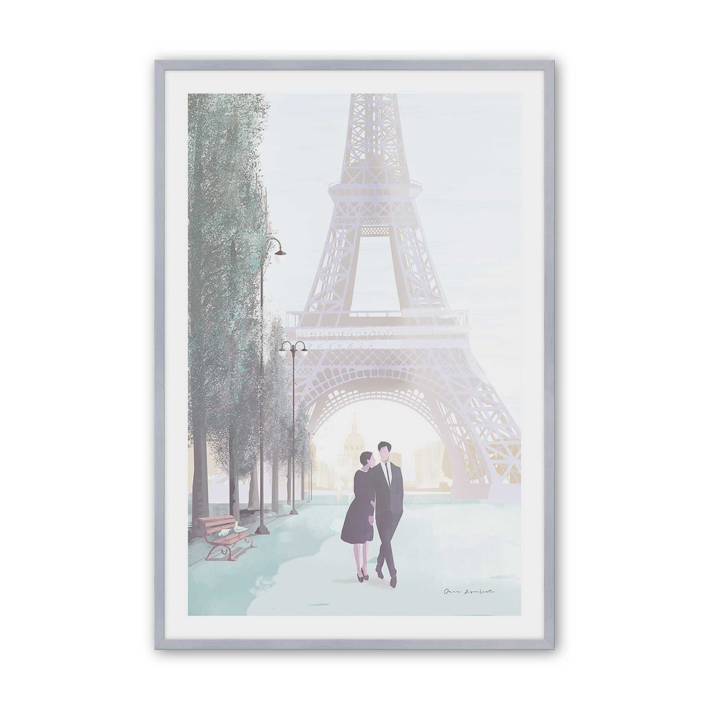[Color:Polished Chrome], Picture of art in a Polished Chrome frame