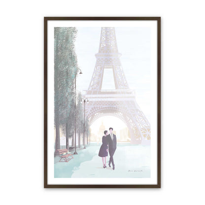 [Color:Brown], Picture of art in a Brown frame