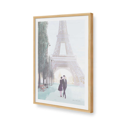 [Color:American Maple], Picture of art in a American Maple frame of the corner