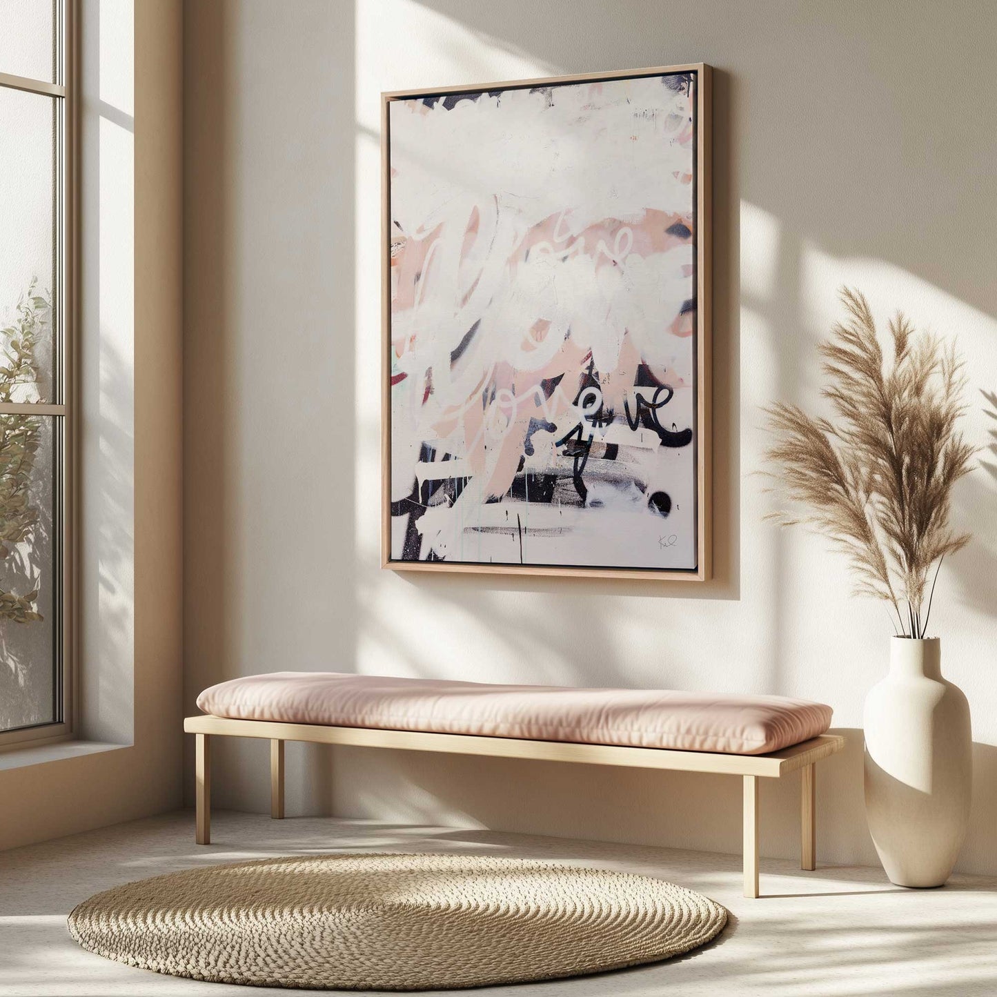 Picture of art in a room