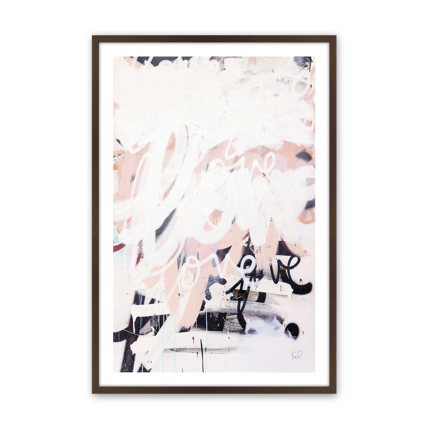 [Color:Belvinder Brown], Picture of art in a Belvinder Brown frame