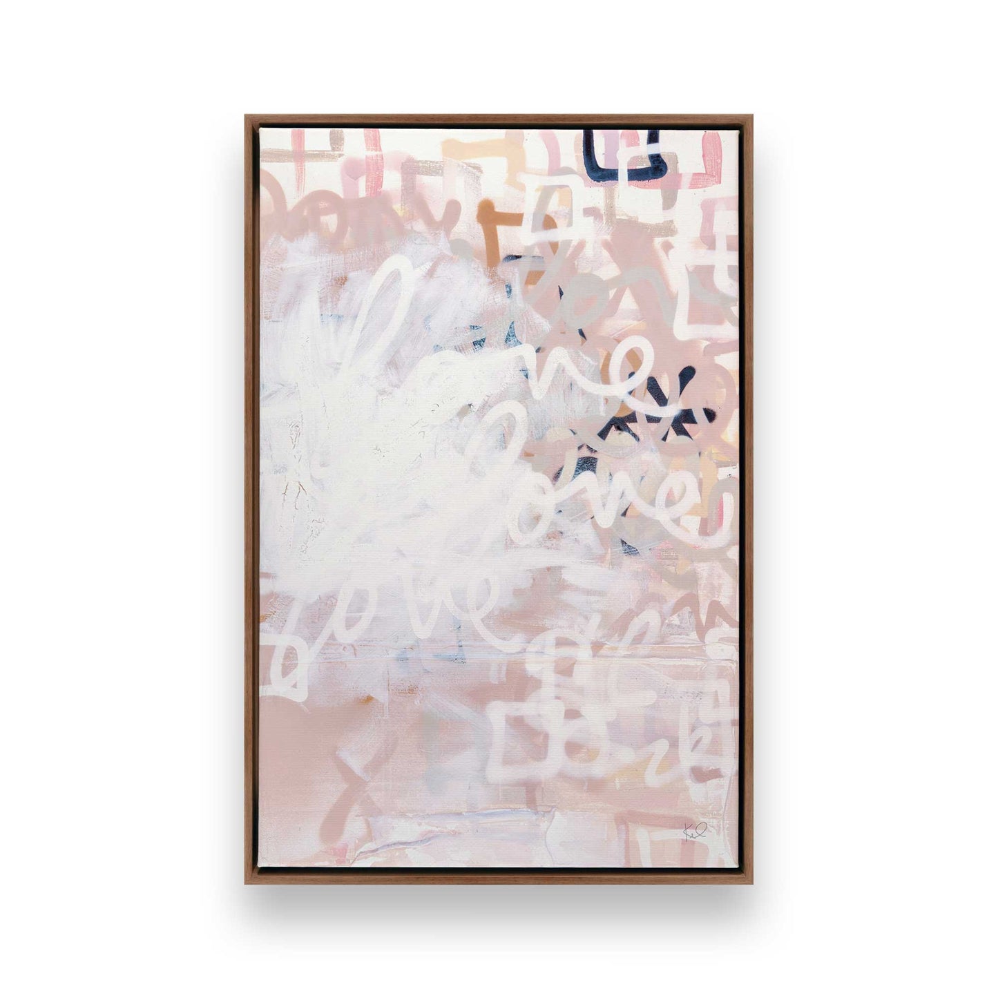 [Color:Walnut], Picture of art in a Walnut frame