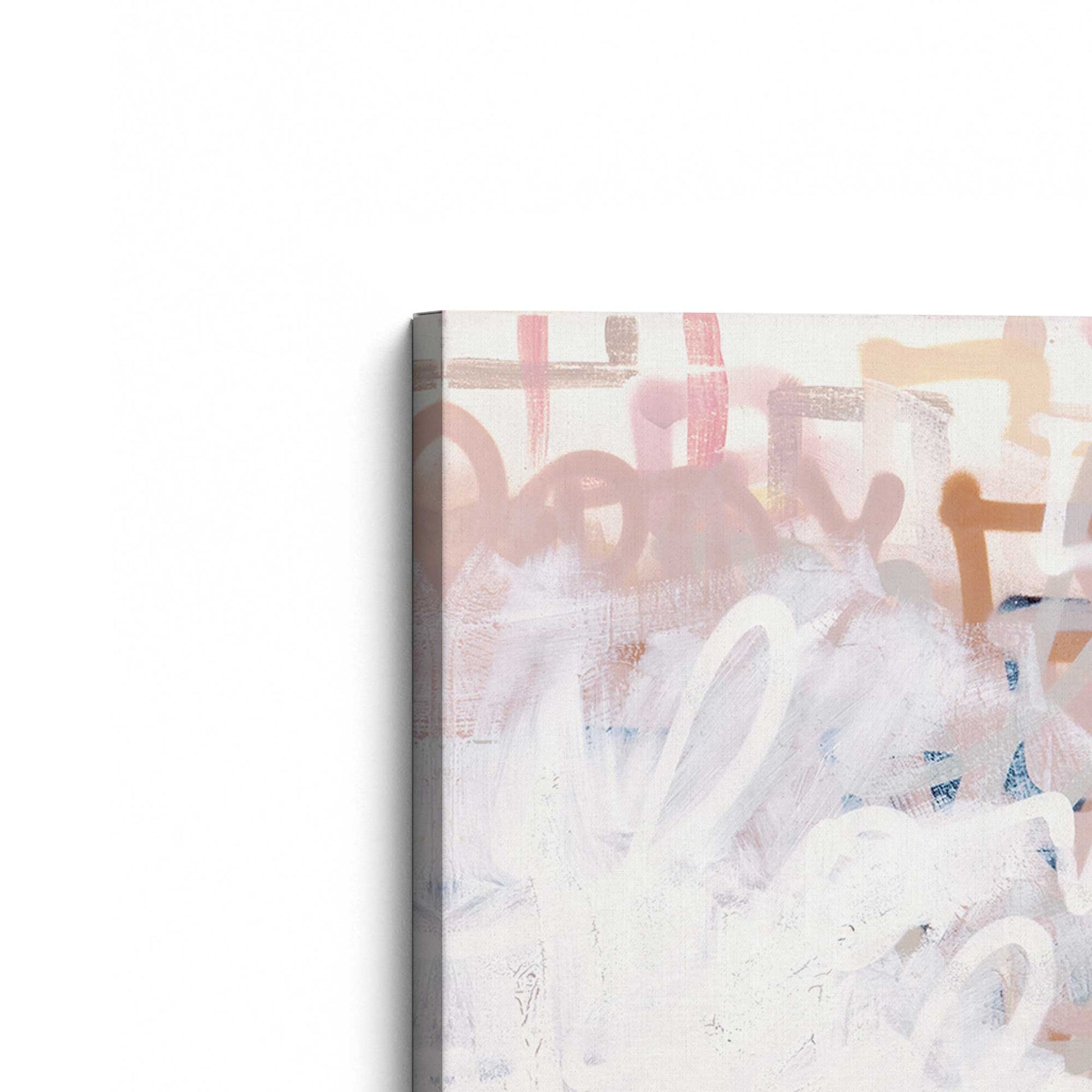 [Color:Stretched Canvas], Picture of the corner of the art
