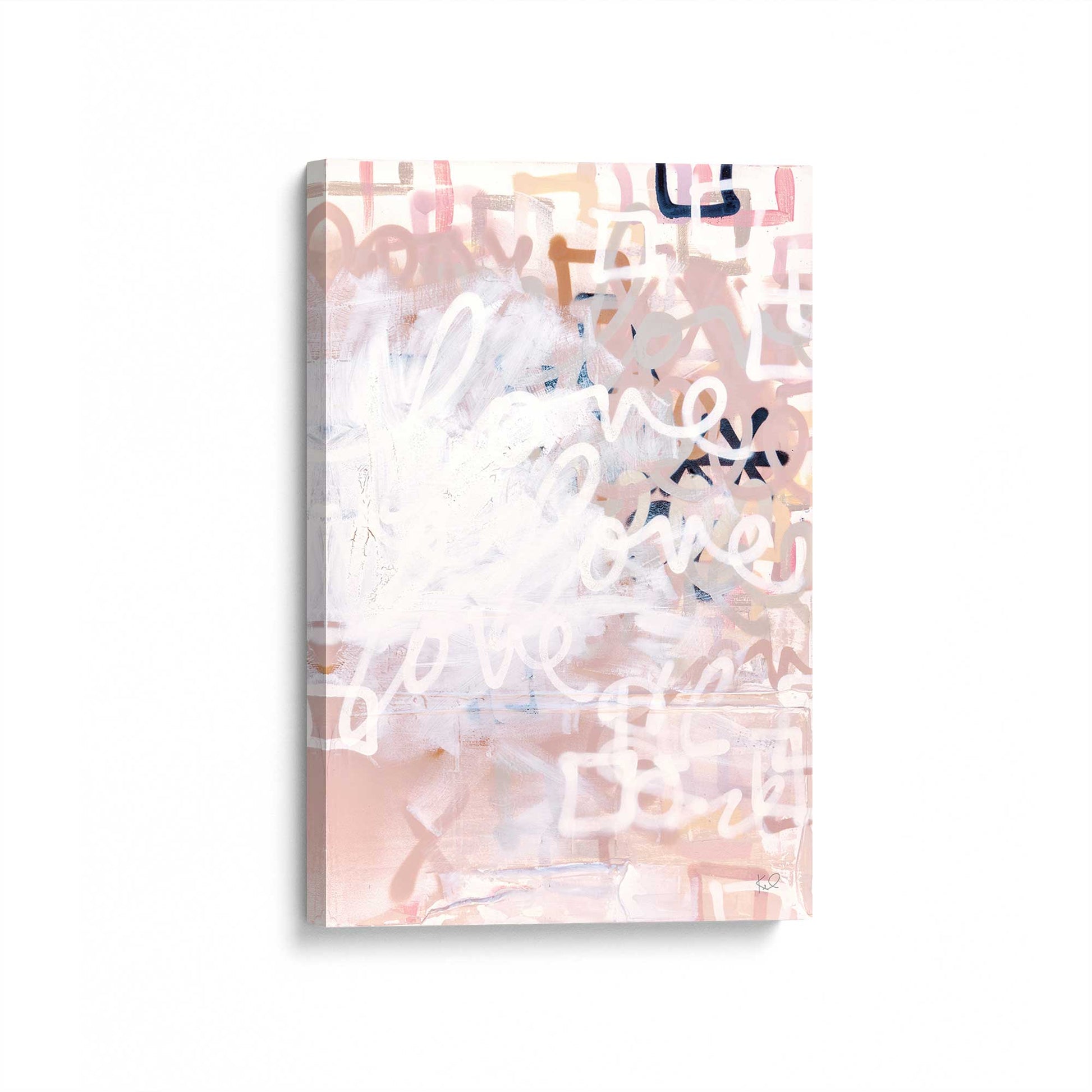 [Color:Stretched Canvas], Picture of art at an angle