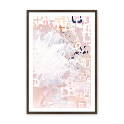 [Color:Brown], Picture of art in a Brown frame