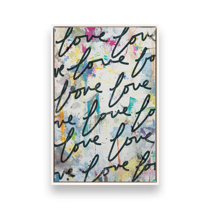 [Color:Opaque White], Picture of art in a White frame